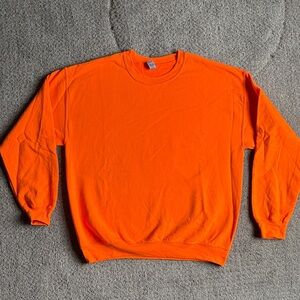 Blaze orange sweatshirt Gildan L